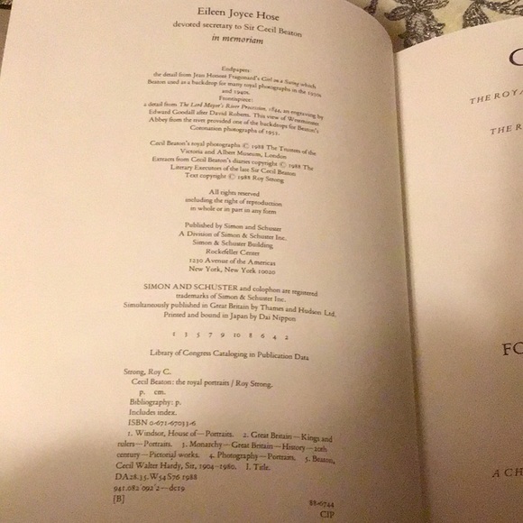 Book The Royal Portraits Cecil Beaton collectible lrg vintage Roy Strong 1988 - Picture 10 of 16